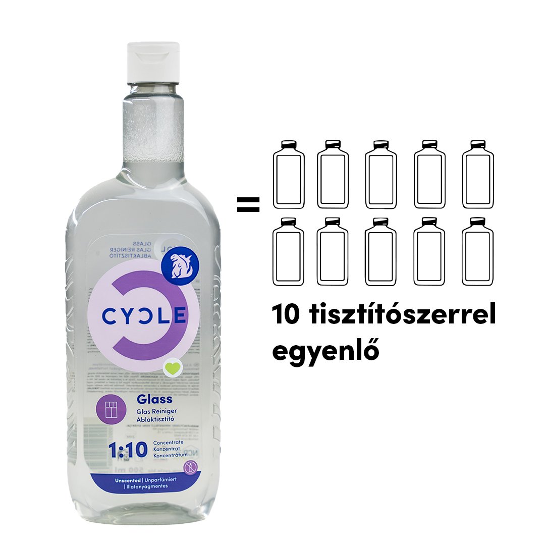 Ablaktisztító 10X Koncentrátum 500ml - Refill 500ml