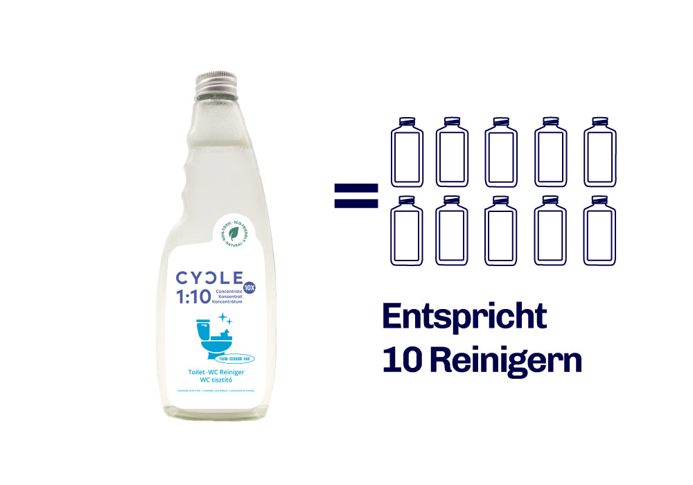 CYCLE 10X  Active-Schaum WC-Reiniger Konzentrat 500 ml